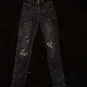 American Eagle skinny ripped jeans